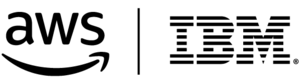 AWS and IBM Logo